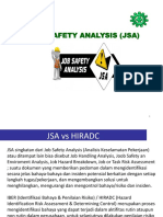 Job Safety Analysis (Jsa)