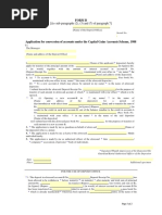 Form B: (See Sub-Paragraphs (2), (3) and (7) of Paragraph 7)