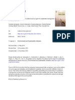 Journal Pre-Proof: Environmental and Sustainability Indicators