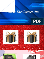 Choose The Correct Gift Box