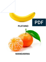 Fichas de Frutas