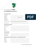 SBW Berlin Scholarship Application Form 12062020