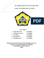 ANALISIS ASPEK HUKUM PT MAYORA