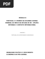 Imobilismo político e crescimento económico