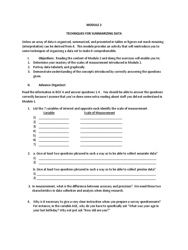 Data Summarization Techniques Guide | PDF | Mean | Survey Methodology