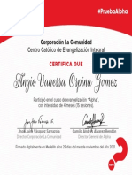 Alpha Certificado
