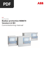 Busbar Protection REB670 Version 2.2 IEC: Commissioning Manual