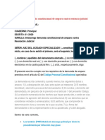 Modelo de Recurso de Amparo en Costa Rica | PDF | Política | Ciencias ...