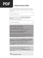 Activate Your Cambridge Digital Code | PDF | Login | Password
