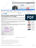 Setransp: Emdec Ampliam Itinerário Da Linha 101 para Atendimento Ao Jd. Shangai