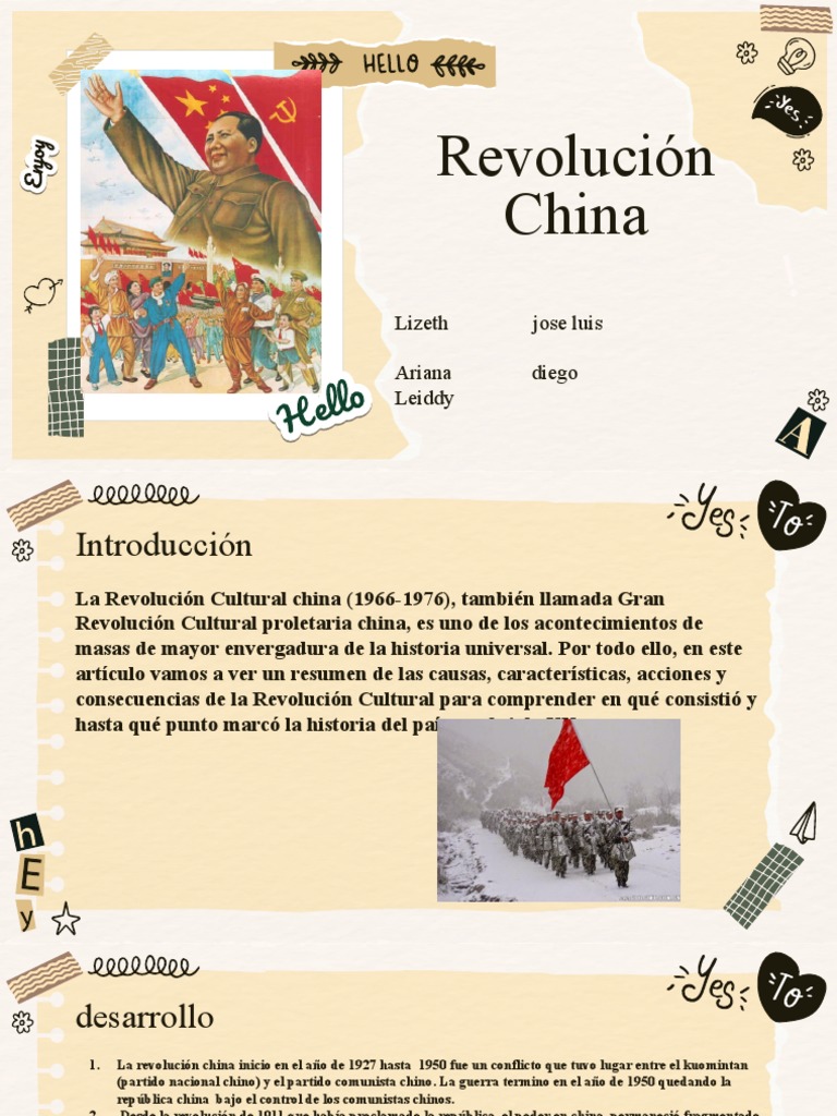 Causas y Consecuencias de la Revolución China | PDF | Mao Zedong ...
