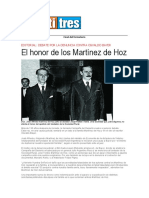 El Honor de Los Mrtínez de Hoz