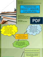 Pembentangan Pendekatan Predict, Observe, Explain (Poe