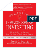 The Little Book of Common Sense Investing: The Only Way To Guarantee Your Fair Share of Stock Market Returns (Little Books. Big Profits) - John C. Bogle