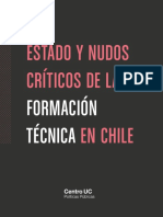 Estado y Nudos Críticos de La Formación Técnica en Chile
