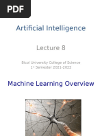 AI-Lecture 8 (Machine Learning Overview)