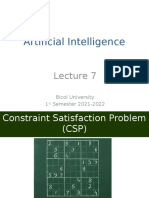 AI-Lecture 7 (Constraint Satisfaction Problem)