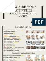 Simple Presentdaily Activities Grammar Guides 128503