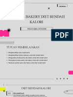 Pastry & Bakery Diet Rendah Kalori