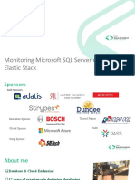 Miroslav Lessev: Monitoring Microsoft SQL Server Using The Elastic Stack