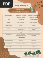Group Activity 2: Demographics Segment 1 Current Customer Group Segment 2 Prospective Customer Group