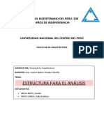 Estructura Para El Analisis de La Pelicula