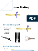 Torsion Testing Methods and Analysis