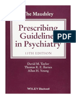 The Maudsley Prescribing Guidelines in Psychiatry - David M. Taylor