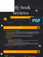 My Book Reviews by Slidesgo