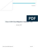 Cisco UCM Cloud Migration Assistant