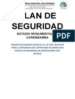 Plan de Seguridad Condebamba DS 058-2014-PCM