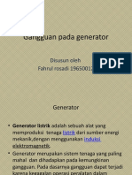 Gangguan Pada Generator