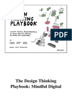 The Design Thinking Playbook: Mindful Digital Transformation of Teams, Products, Services, Businesses and Ecosystems - Michael Lewrick