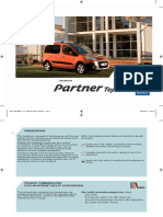 Peugeot Partner Tepee Handbook