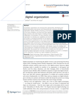 Designing The Digital Organization: Research Open Access