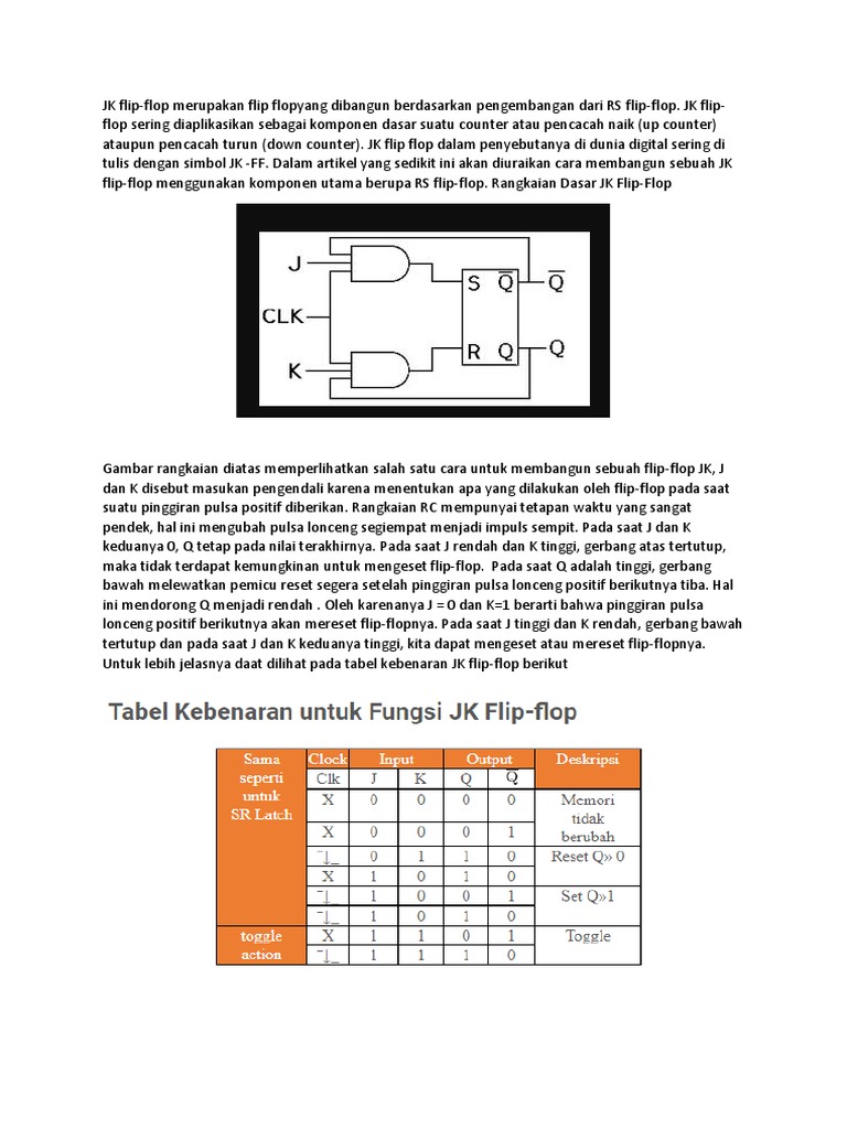 JK Flip Flop | PDF