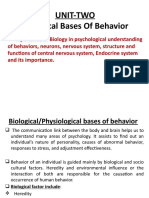 Unit-Two Biological Bases of Behavior