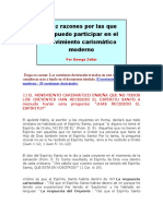 Diez Razones Por Las Que No Participar en El Movimiento Carismatico