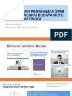 Makassar - (Penyegaran Pemahaman SPMI Untuk Mencapai Budaya Mutu) - 18 Mei 2020