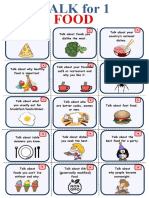 Food Speaking Cards CLT Communicative Language Teaching Resources Conv 118077