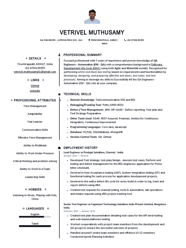 QA Engineer Automation Overview | PDF | Software Development Process ...