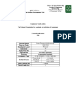 Course Specification of BRM