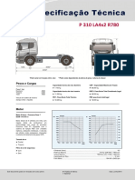 Cavalo Mecânico SCANIA P310 - LA4X2