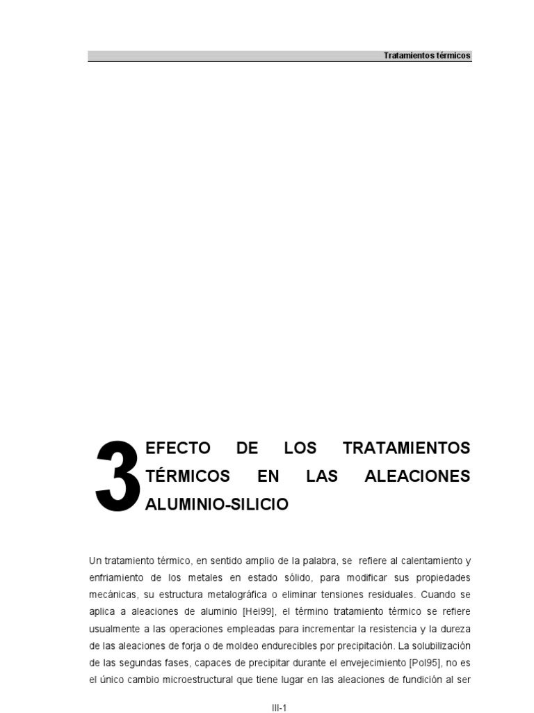 Tratamientos Térmicos Del Aluminio | Descargar gratis PDF | Tratamiento ...