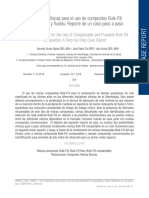 Alternativas Clínicas para El Uso de Composites Bulk-Fill Compactables y Fluidos: Reporte de Un Caso Paso A Paso