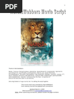 Download The Chronicles of Narnia the Lion the Witch and the Wardobre Movie Script by Israel Ortiz SN54532970 doc pdf