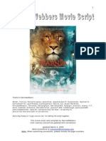 The Chronicles of Narnia The Lion The Witch and The Wardobre (Movie Script)