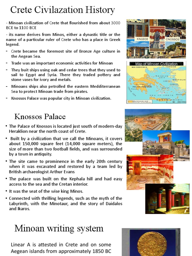 Minoan Civilization of Crete Overview | PDF | Crete