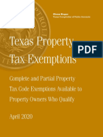 Texas Property Tax Exemptions Guide