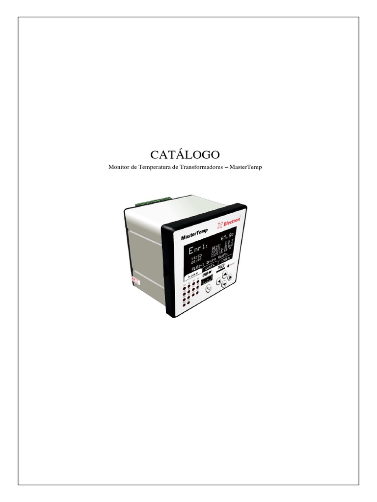 Catálogo Mastertemp PT BR | PDF | Relé | Transformador